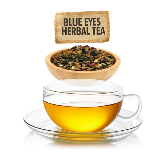 English Tea Store Blue Eyes Herbal Tea Loose Leaf Sampler - Size 1oz
