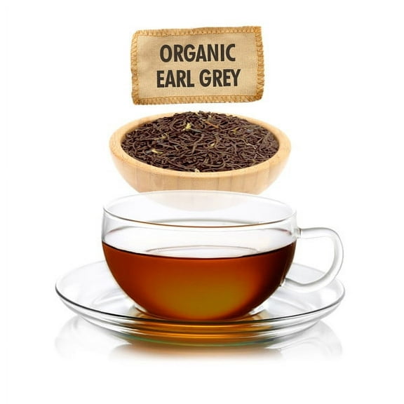 English Tea Store Organic Earl Grey Tea Loose Leaf Variety Size 1oz