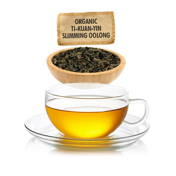 Aunt Jenn's Tea & Spice Shop Organic Ti Kuan Yin Slimming Oolong Loose Leaf Sampler 1oz
