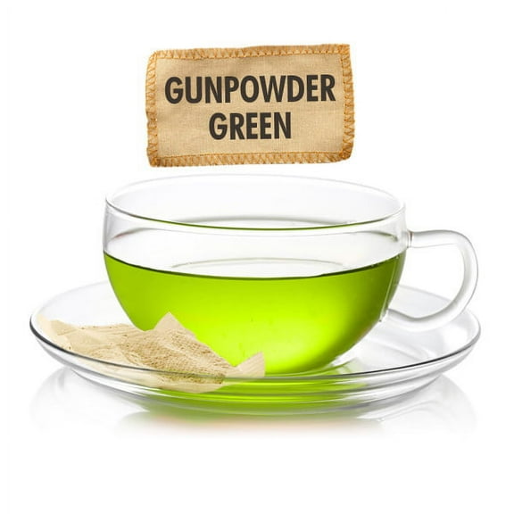 English Tea Store Pinhead Gunpowder Green Tea Loose Leaf Sampler Size 1oz