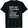 thumbnail image 1 of English Teacher Definition Funny - Reading Writing T-Shirt, 1 of 4