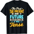 thumbnail image 1 of English Teacher Grammar Grammatical Rules Tenses Tense T-Shirt, 1 of 4