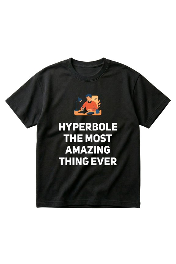 English Teacher Grammar Hyperbole Professor Writer Editor Gift T-Shirts