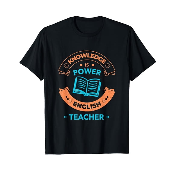 English Teacher Shirt Knowledge ELA Teacher Shirt Teacher T-Shirt
