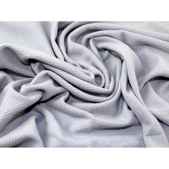 English Textured Weave Wool Coat Weight Dress Fabric Light Grey - per yard