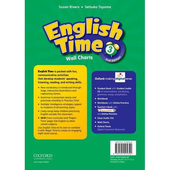 English Time: 3: Wall Chart