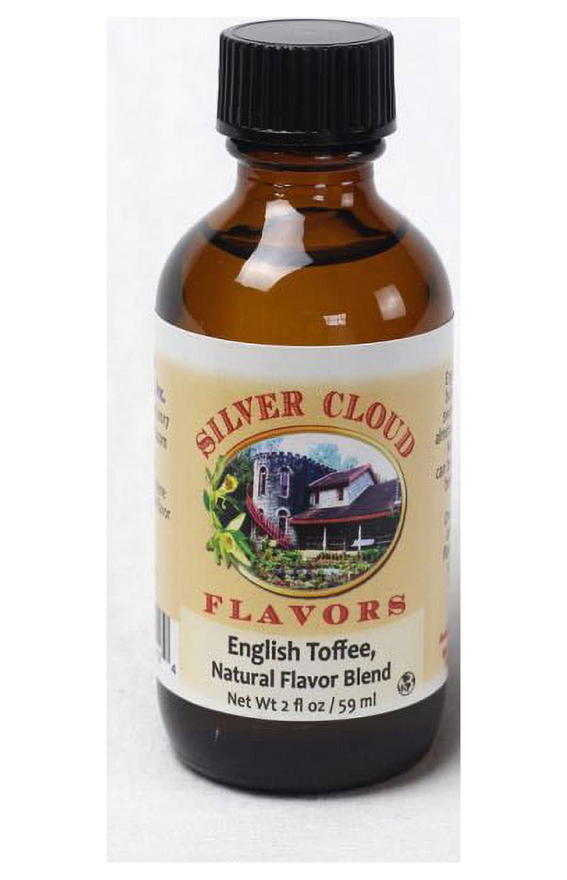 English Toffee Type Extract, Natural Flavor Blend 2 fl. oz. glass