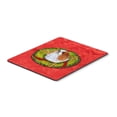 thumbnail image 1 of "English Toy Spaniel Cristmas Wreath Mouse Pad Hot Pad or Trivet", 1 of 1