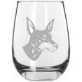 thumbnail image 1 of English Toy Spaniel Dog Themed Etched 15.25oz Libbey Stemless Wine Glass, 1 of 1