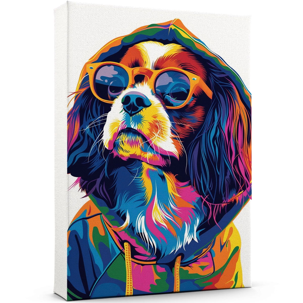 English Toy Spaniel Dog Wall Art Cute Animal Decor for Kid's Bedroom ...