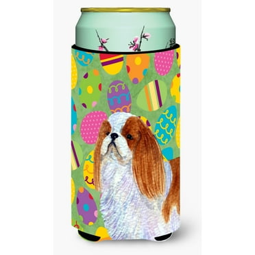 English Toy Spaniel Easter Eggtravaganza Tall Boy Hugger