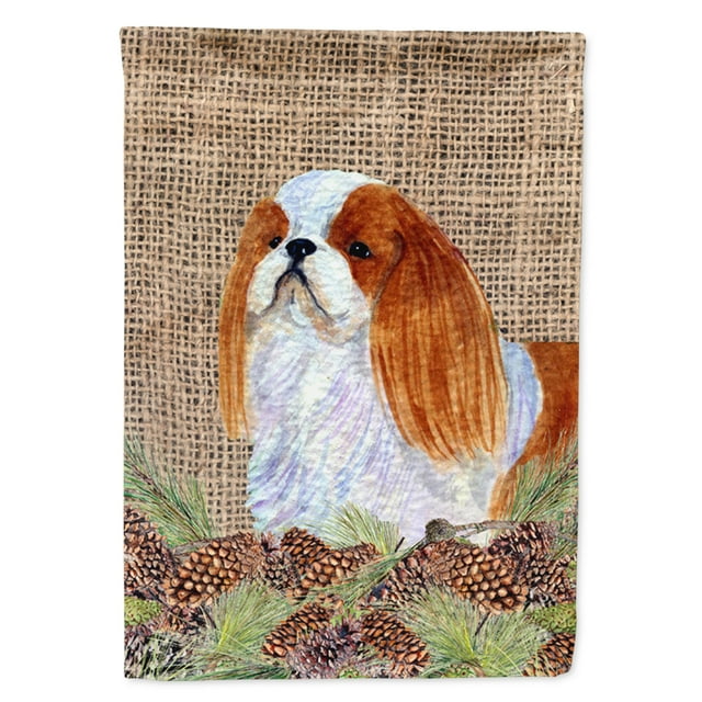 English Toy Spaniel Flag Canvas House Size