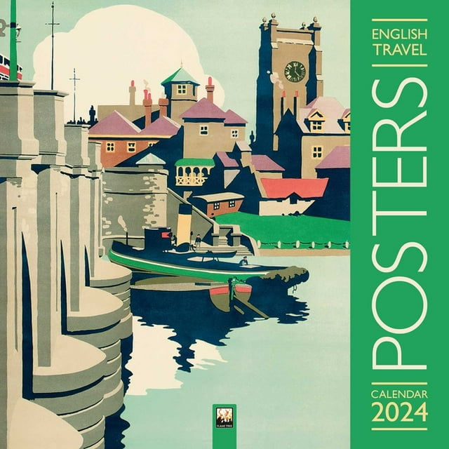 English Travel Posters Wall Calendar 2024 (Art Calendar) (Calendar