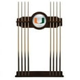 thumbnail image 1 of English Tudor Miami Hurricanes Eight Stick Pool Cue Rack, 1 of 4