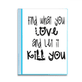 thumbnail image 1 of English Word Design Love And Kill Book Sheet Protectors Portfolio Binder Folder, 1 of 3