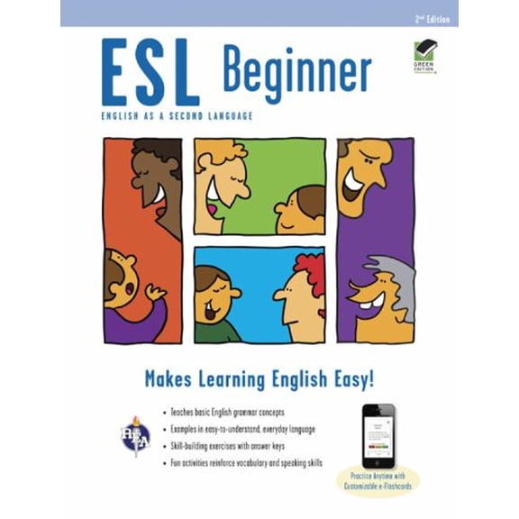 Pre-Owned ESL Beginner Premium Edition with E-Flashcards (Paperback) 073861128X 9780738611280