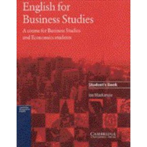 Pre-Owned English for Business Studies Student's book: A Course for Business Studies and Economics Students Paperback