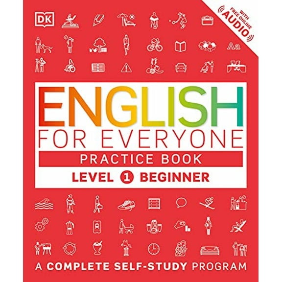 Pre-Owned DK English for Everyone: English for Everyone: Level 1: Beginner, Practice Book : A Complete Self-Study Program (Paperback)