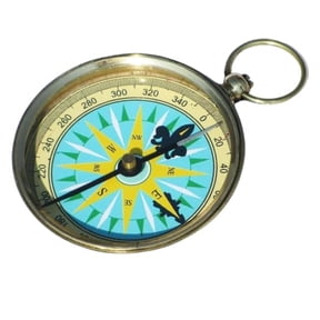 Engravable Magnetic Pocket Compass Nautical Brass Pocket Compass Nautical Designer Hiking Camping Compass