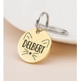 thumbnail image 1 of Engravable Round Dog Tag - Custom Animal Face and Name Pet ID Dog Tag - Personalized Pet Tags for Cat and Dogs - Small Medium Large Size - Stainless Steel Collar Pet Tags - Ships Next Day!, 1 of 9