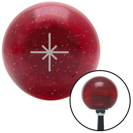 Engrave Only Marine North Star Red Metal Flake Shift Knob with M16 x 1.5 Insert Brody