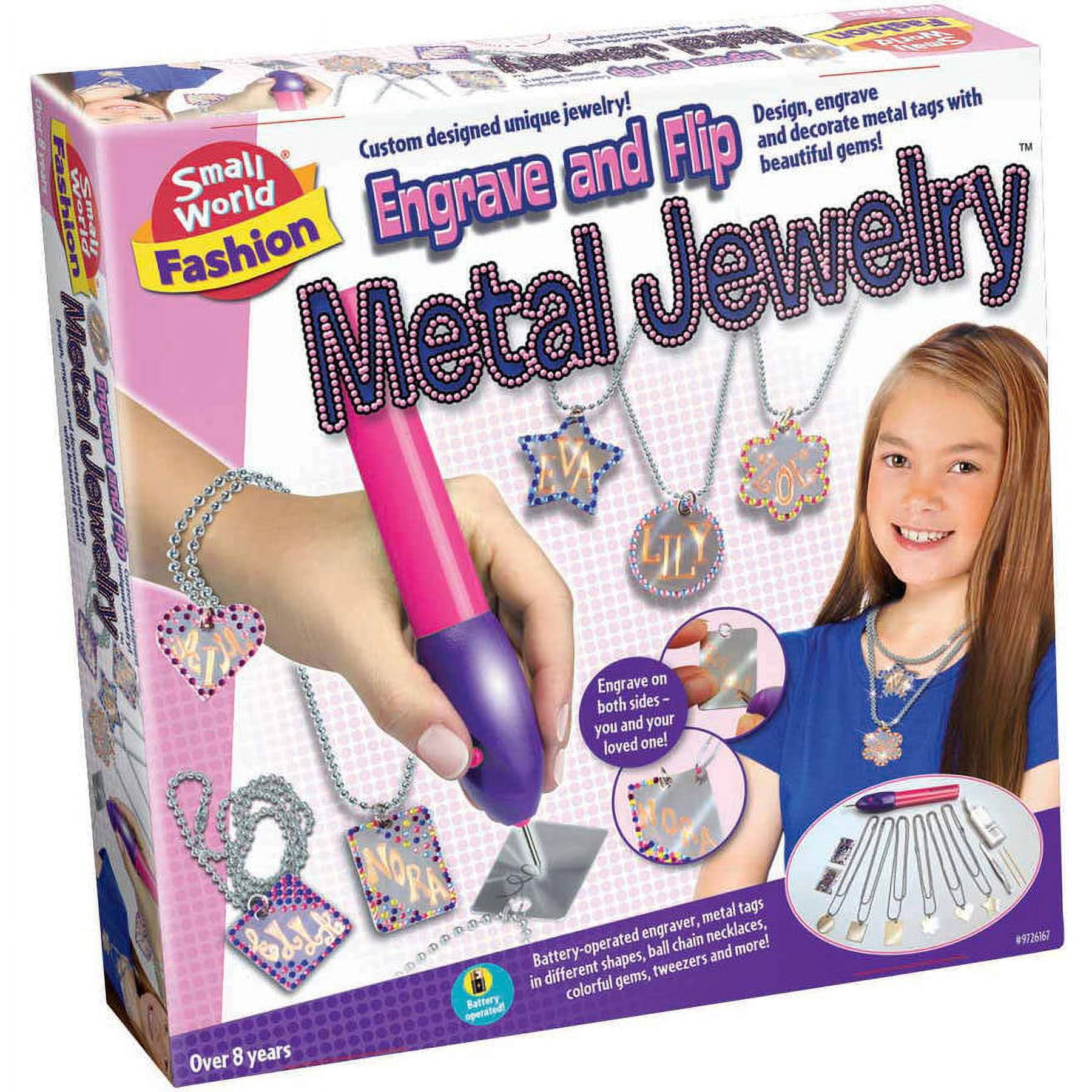 Engrave and flip metal best sale jewelry