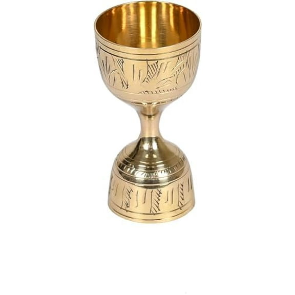 Engraved 30/60 ml Jigger Shot Glass, peg Measure - Made with Brass