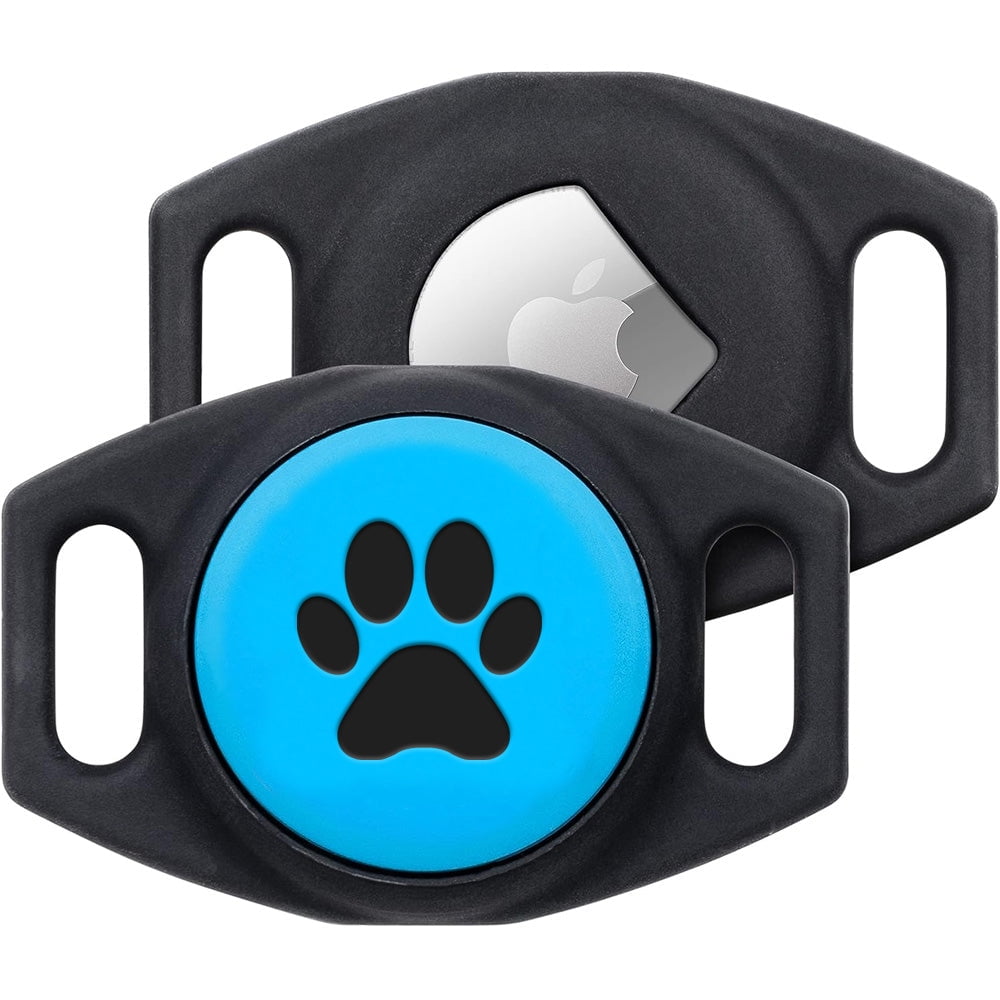 Engraved Airtag Dog Collar Holder, Airtag Case for Pet Collar, Airtag Slide On Tag for GPS Dog