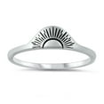 thumbnail image 1 of Engraved Boho Sunrise Festival .925 Sterling Silver Band Jewelry Female Male Unisex Size 10, 1 of 4