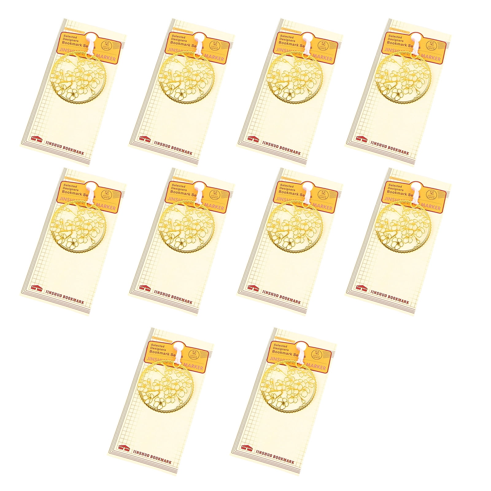 Engraved Book Marks with Pendant for Book Lover Gift Handmade Metal ...