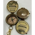 thumbnail image 1 of Engraved Compass My Dear Son Brass Compass Engraved Gifts for Men Antique for Men Romantic Gifts for Him/Her Keepsake Gifts for Son Compass Boating Compass Direction Pocket Compass Gift, 1 of 5