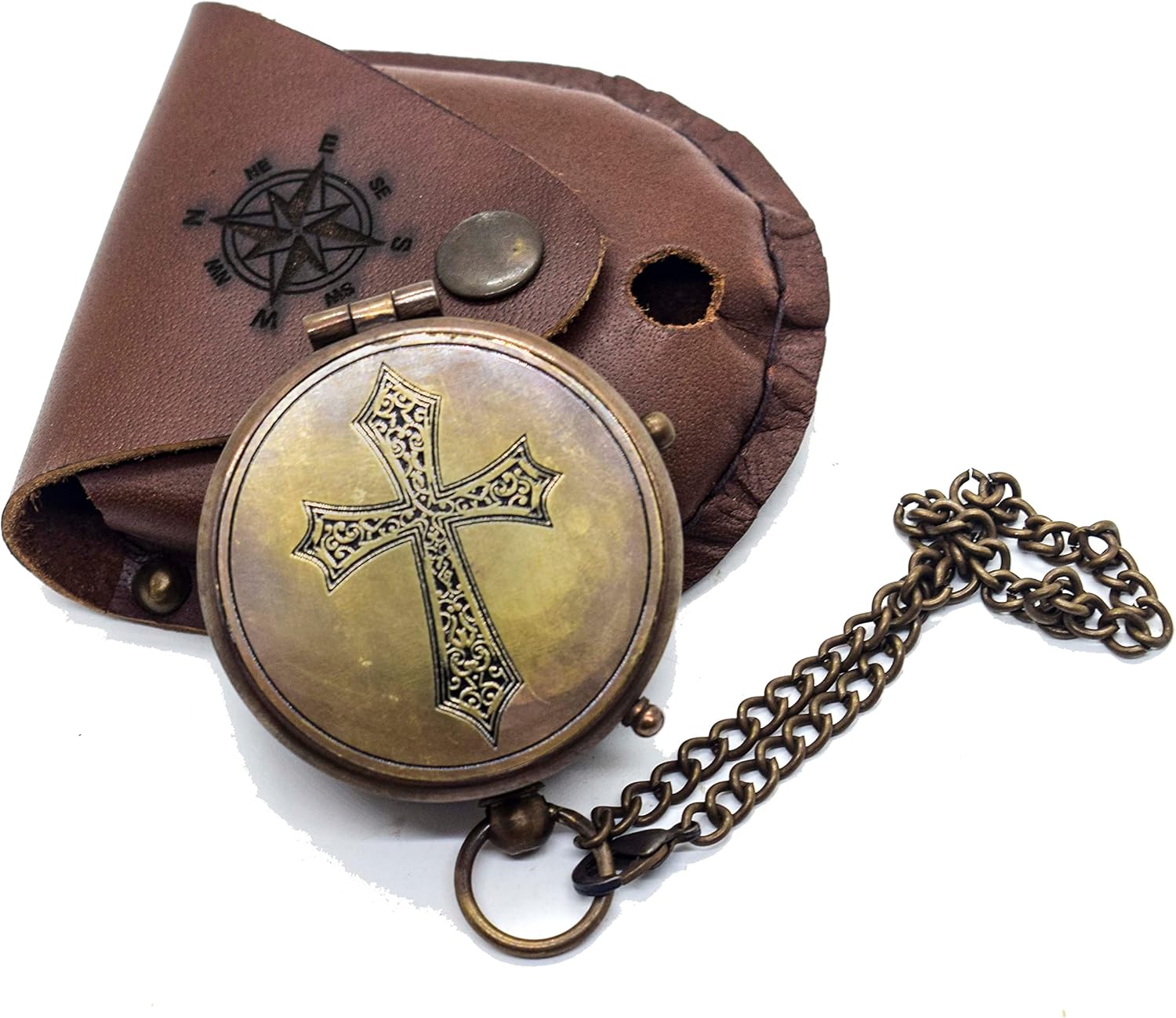Engraved Compass Gift Holy Gift for Baptism, Communion Gift, Keepsake Compass, Gift for Son/Daughter/Grandson