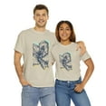 thumbnail image 1 of Engraved Flower Unisex Heavy Cotton Tee, 1 of 12