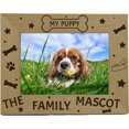 thumbnail image 1 of Engraved Frame Dog Picture Photo Frames Memorial Natural Fits 4x6inch Horizontal Portrait, 1 of 9