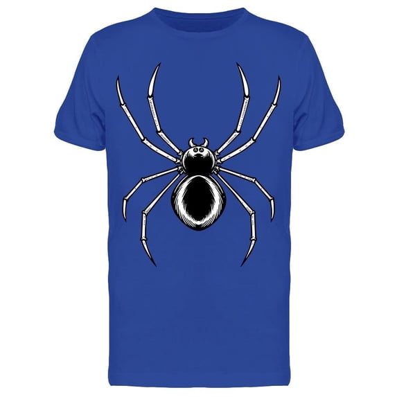 Engraved Halloween Spider Tee Men's -Image by Shutterstock