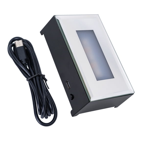 Engraved LED Light Base with Adjustable Colors USB Powered for Home Decor
