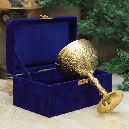 Engraved Medieval Wine Goblet – Personalized Chalice for Weddings and Special Occasions with Box