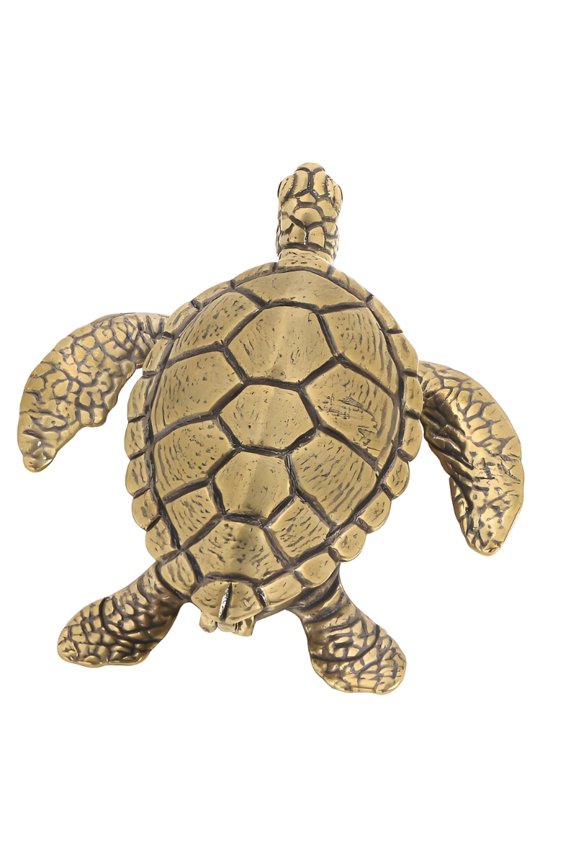 Engraved Metal Keepsakes Case Perfect for Wedding Rings and Valuables Brass Turtles Jewelry Organiser
