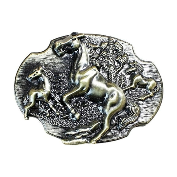 Engraved Pattern Belt Buckles Durability Belt Buckles Western Belt Buckles for Music Festivals