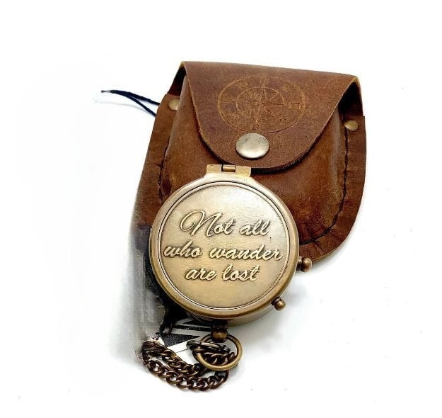 Engraved Pocket Compass , Personalised Compass, gift for mom, Working Compass, Confirmation gift, anniversary gift, first communion gift