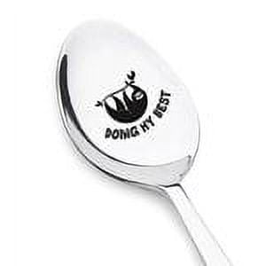 BOSTON CREATIVE Engraved Spoon - Doing My Best Sloth Spoon Funny Unique Gifts | Birthday Gift - Gifts For Him Best Friend