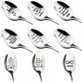 thumbnail image 1 of Engraved Spoon - Stainless Steel Spoon - Valentine's Day Gift Wedding Anniversary Gift, 1 of 3