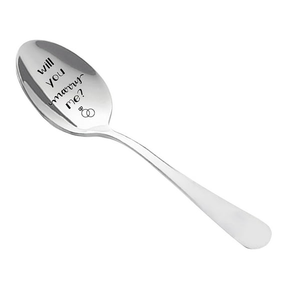 Engraved Spoon Wonderful Present For Lover Couple And Girlfriend Boyfriend Tableware Coffee Spoons With Engraving