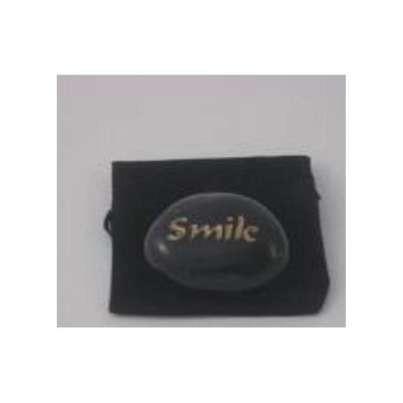 Engraved Stone :SMILE