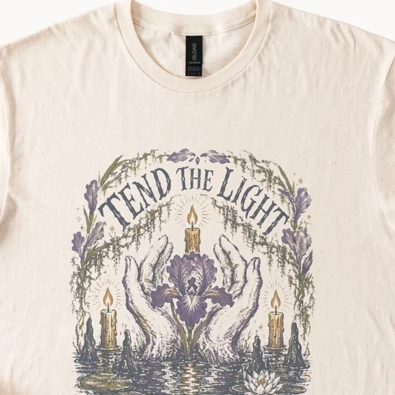 Engraved Style Mystical Iris Boho Tee Size S-5Xl Heygategoo Tee