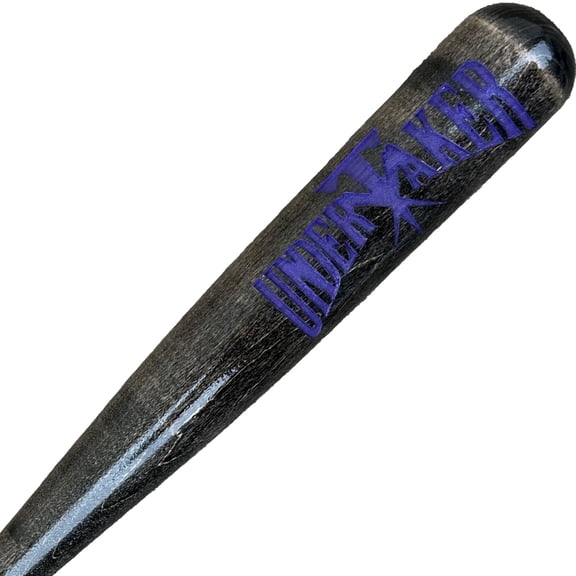 Engraved Undertaker Logo Baseball Bat