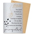 thumbnail image 1 of Engraved Wallet Card Insert Love Anniversary Steel Cards Metal Wallet Card, 1 of 9