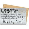 thumbnail image 1 of Engraved Wallet Card Insert You’re Special to Me Wallet Insert Anniversary Steel Cards Gift for Him Her Love Quotes Metal Cards for Couples Valentine's Day Christmas Birthday Gift, 1 of 7