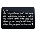 thumbnail image 1 of Engraved Wallet Insert Card for Men Women Anniversary Gift for Boyfriend Husband Him Birthday Wedding Deployment Gifts for Couples Wife Girlfriend Her Valentines Day Gift for Couple Christmas Jewelry, 1 of 4