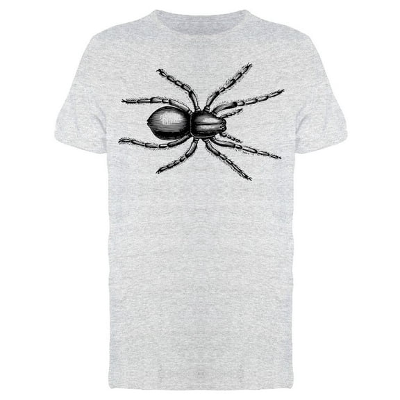 Engraved Wolf Spider T-Shirt Men -Image by Shutterstock, Male XX-Large